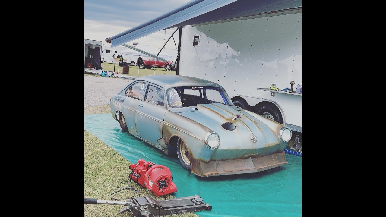 5th Annual Woostock VR6 Volkswagen fastback Brad McBride Race Review