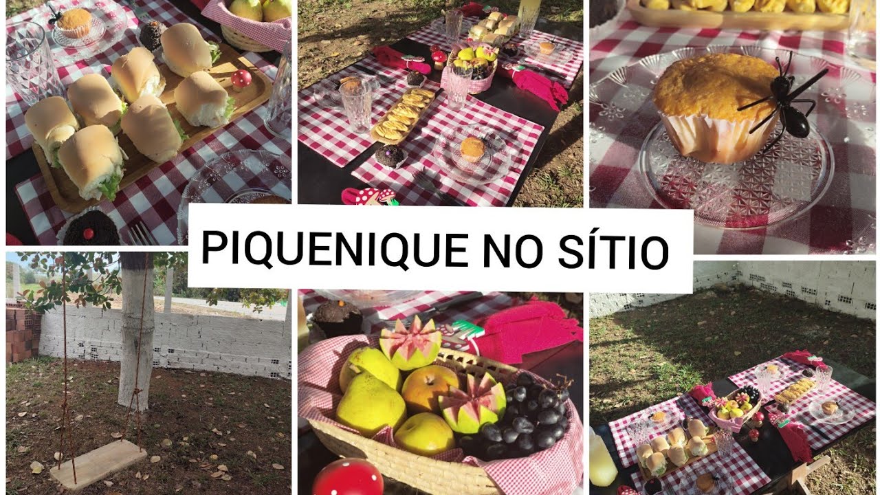 PIQUENIQUE NO SÍTIO | MESA POSTA E BALANÇO 