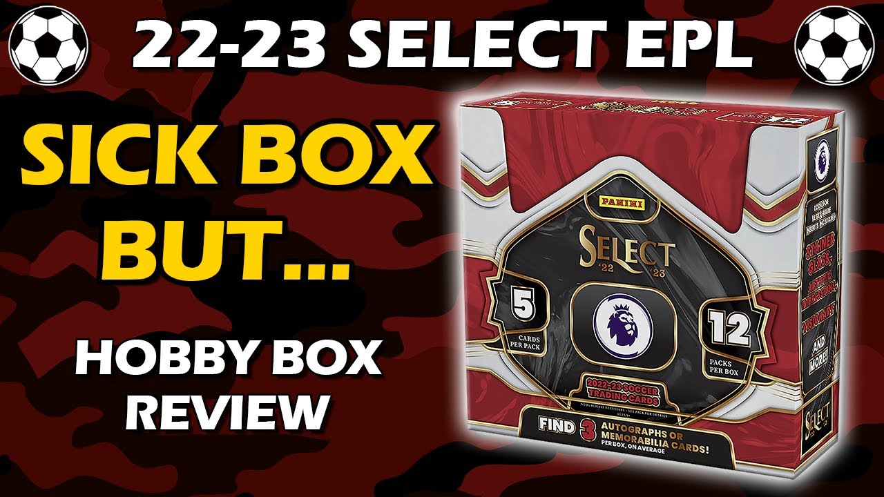 SICK BOX!! Select EPL 2022-23 Hobby Panini Soccer Box Review