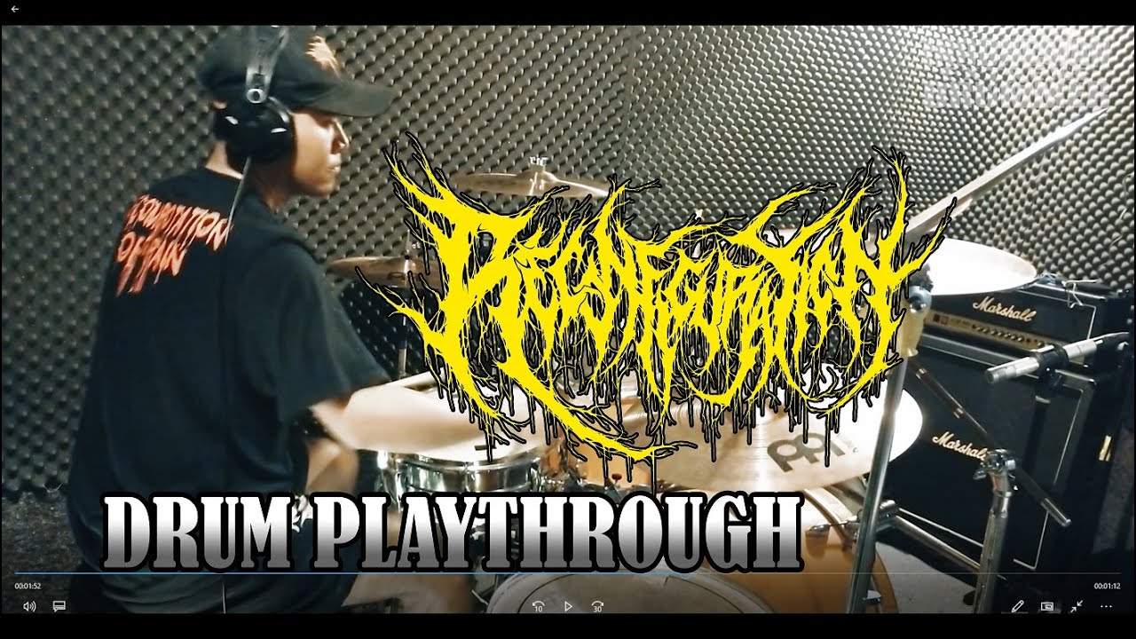 Robby Kebet | RECONFIGURATION - Decompotation of Pain [Drum Playthrough]