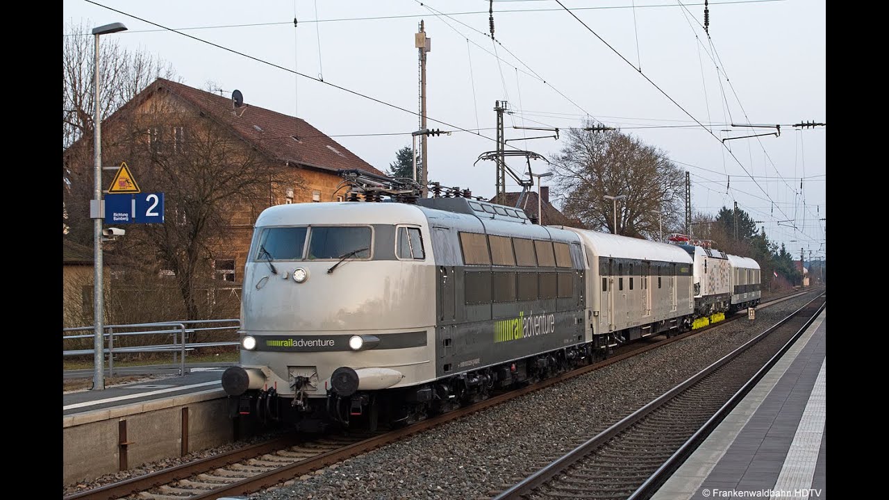Vectron für Finnland, Railadventure 103 uvm. auf der Frankenwaldrampe und in Bamberg