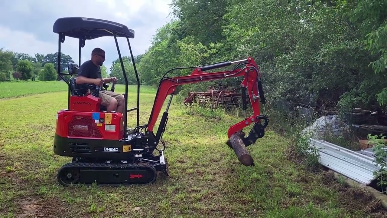 The GroundHog Equipment Ripper in Action on the BH24D
