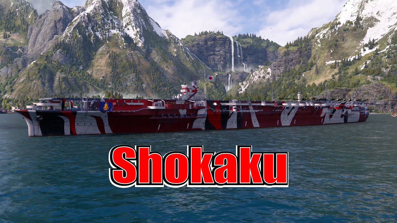 Meet The Shokaku! Tier 7 Japanese Aircraft Carrier (World of Warships Legends Xbox Series X) 4k