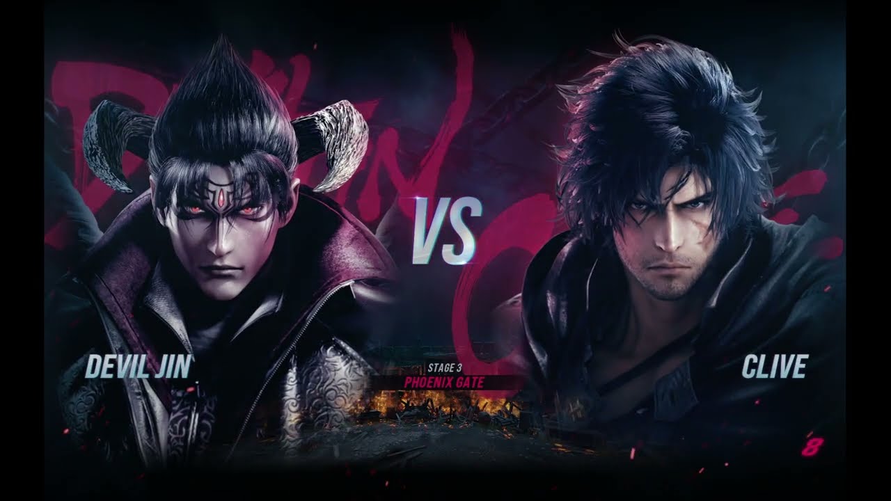 Clive vs Devil Jin &ndash; Tekken 8 Hero Battle | Epic Fight | 4K Gameplay 2025
