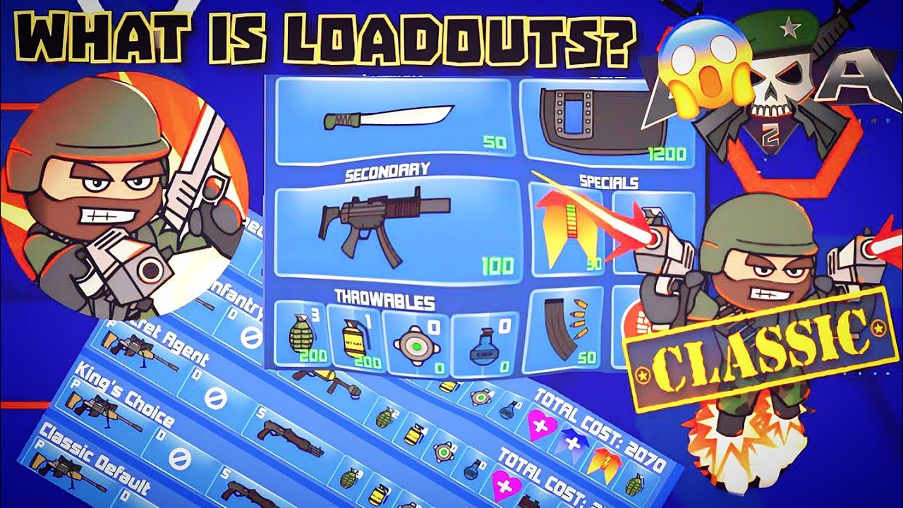 What Is Loadouts In Mini Militia Classic? || All about Loadouts