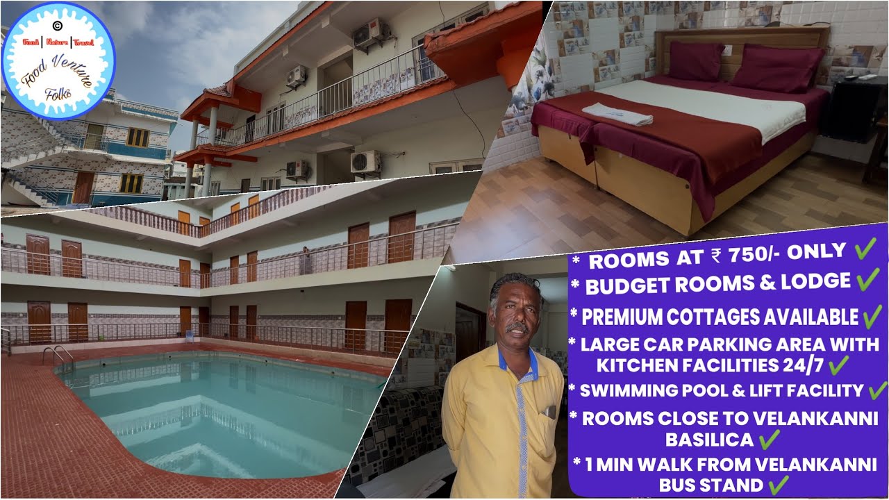 Affordable Budget Rooms at ₹750 in Velankanni | Hotel Wilson near Velankanni Bus Stand | Room Tour