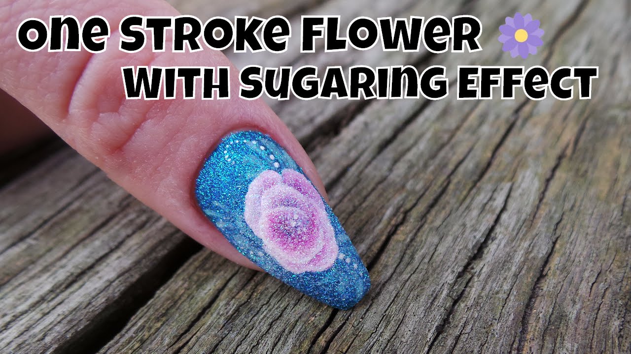 One Stroke Flower with Sugaring Effect