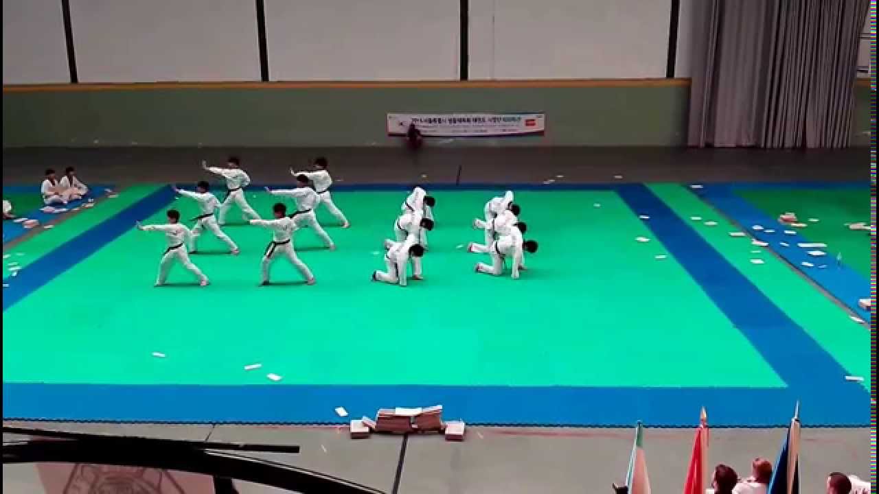 Exhibición equipo nacional de Seul de Taekwondo