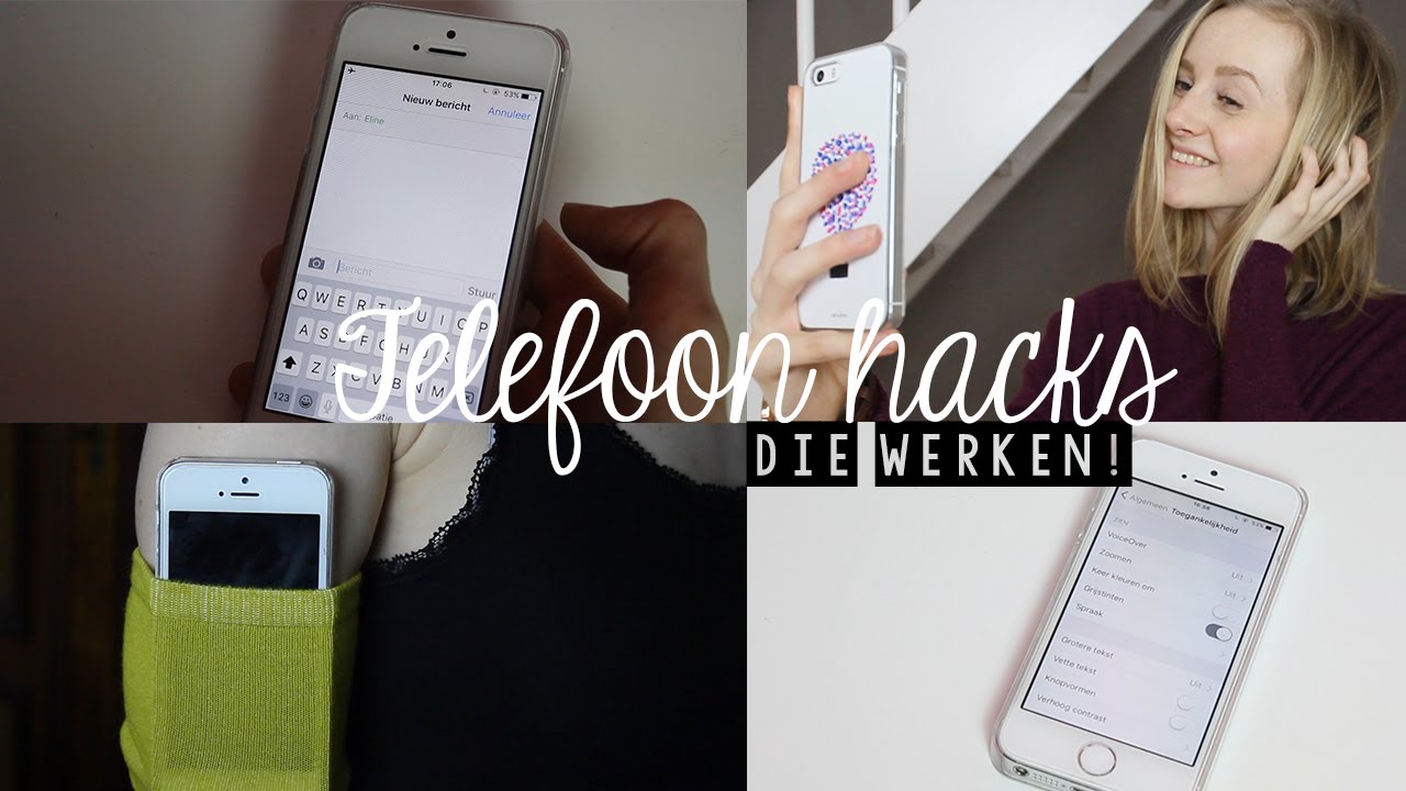 10 HANDIGE TELEFOON HACKS | DIE OOK ECHT WERKEN! | LENETTE HERMSEN