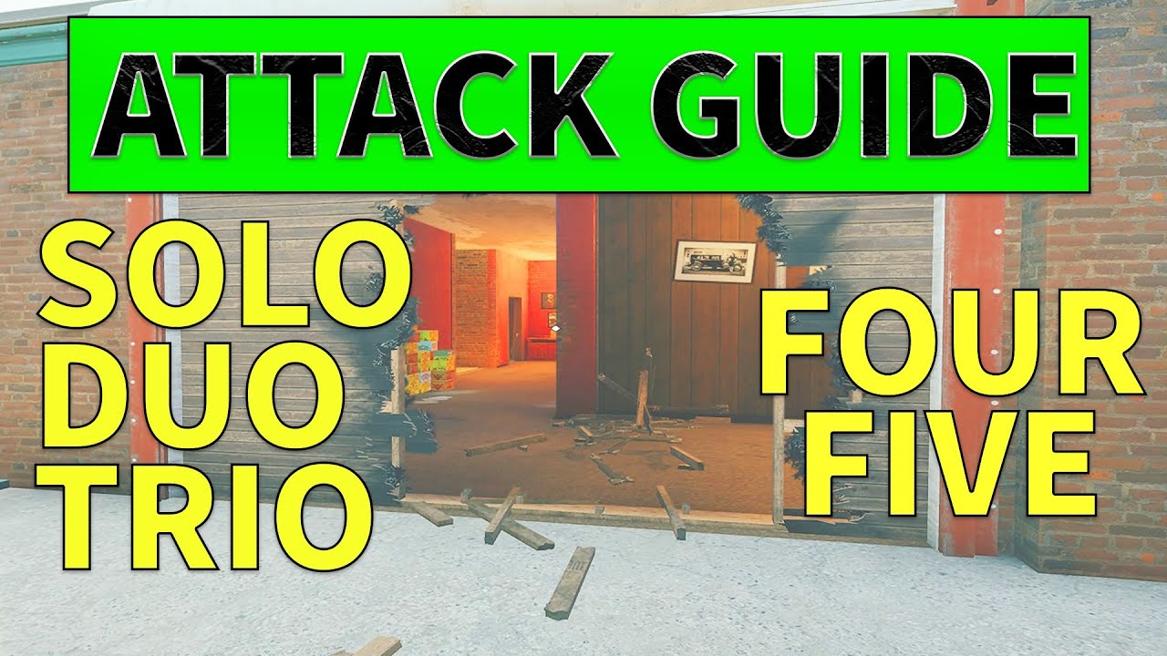 How to Attack in Solo Duo Trio Quadruple || Rainbow Six Siege Tips
