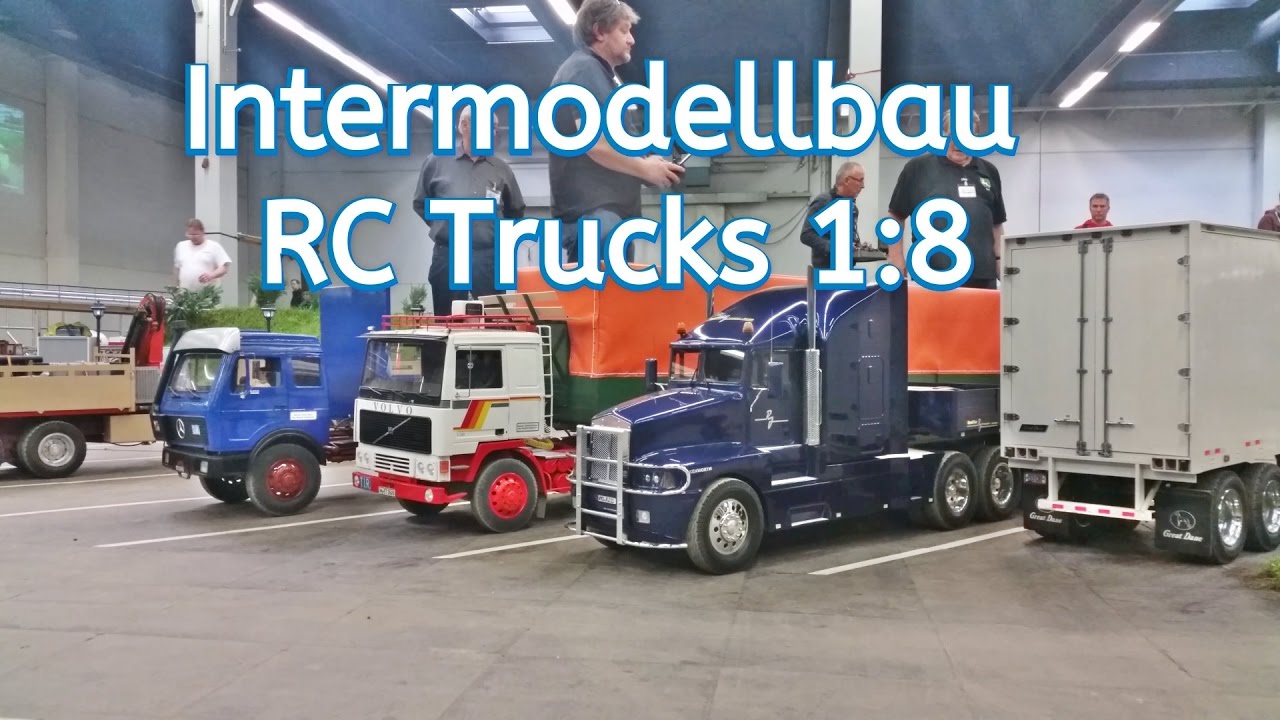 Intermodellbau // 2017 // Dortmund // RC Trucks // 1:8