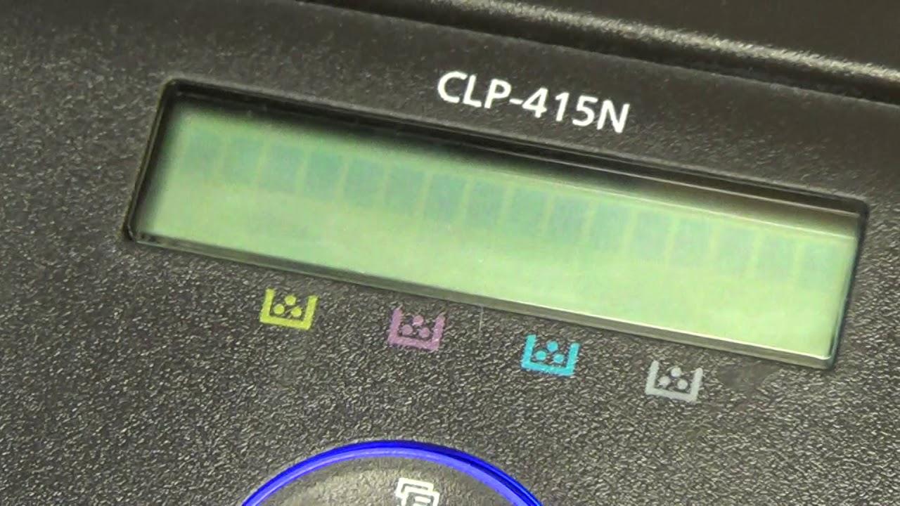 Samsung CLP 415N ошибка A1-4111 / Samsung CLP-415N error A1-4111