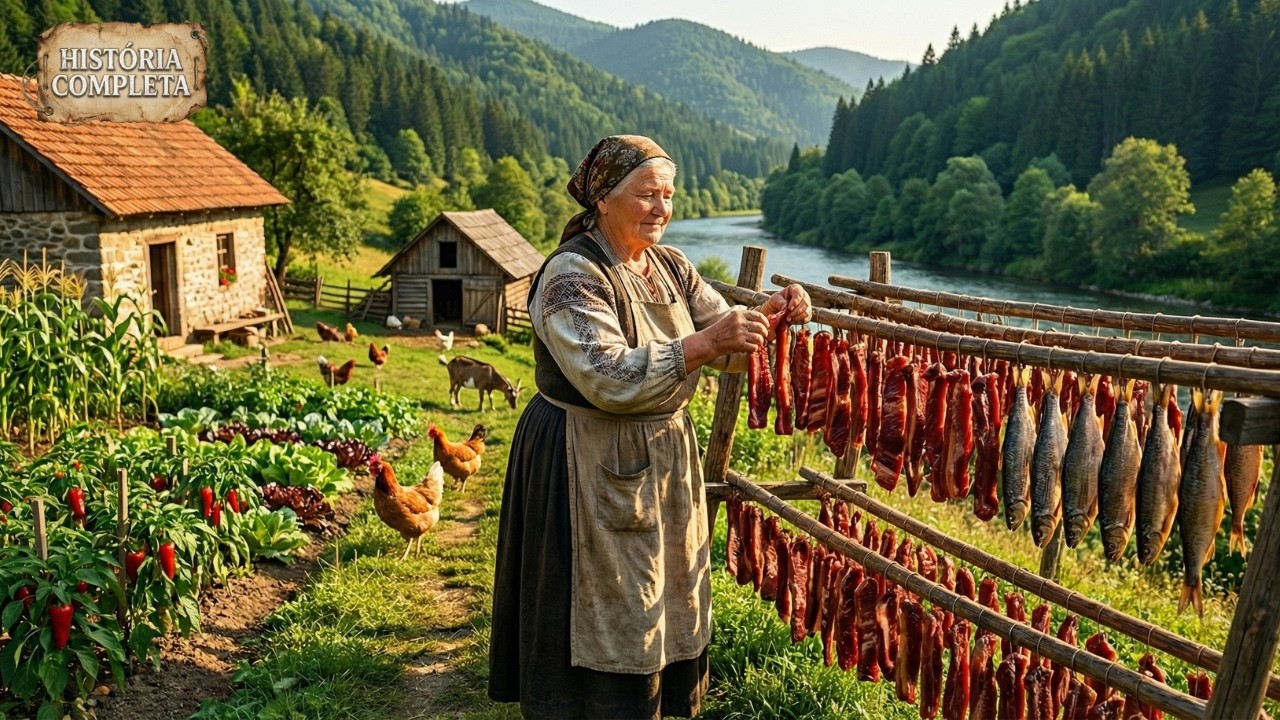 LA ANCIANA SECABA CARNE Y TODOS SE RE&Iacute;AN.. HASTA QUE LLEG&Oacute; EL INVIERNO Y DIO UNA LECCI&Oacute;N A TODOS