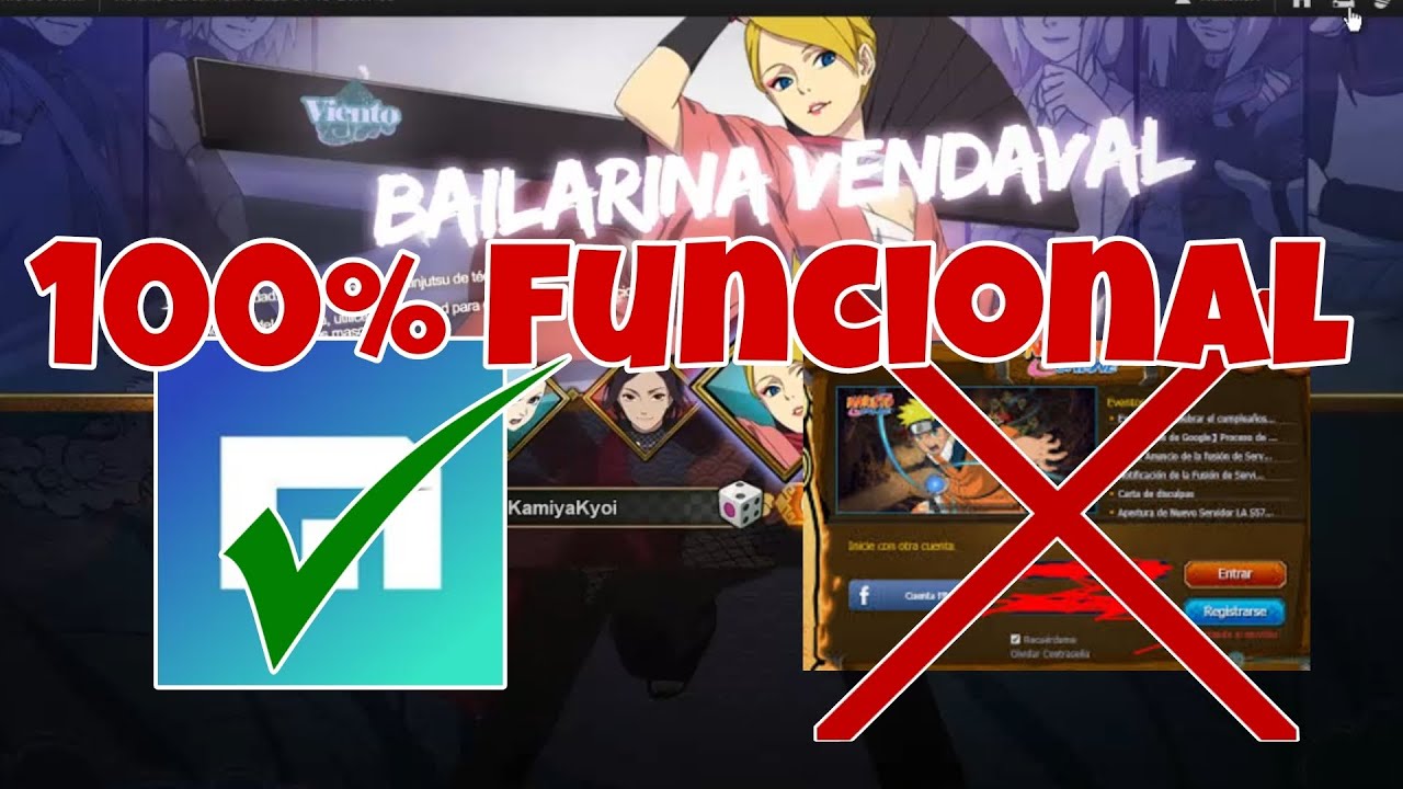 Naruto Online SIN LOGIN Navegador  con FLASH para Juegos 2023 Naruto Online Mobile