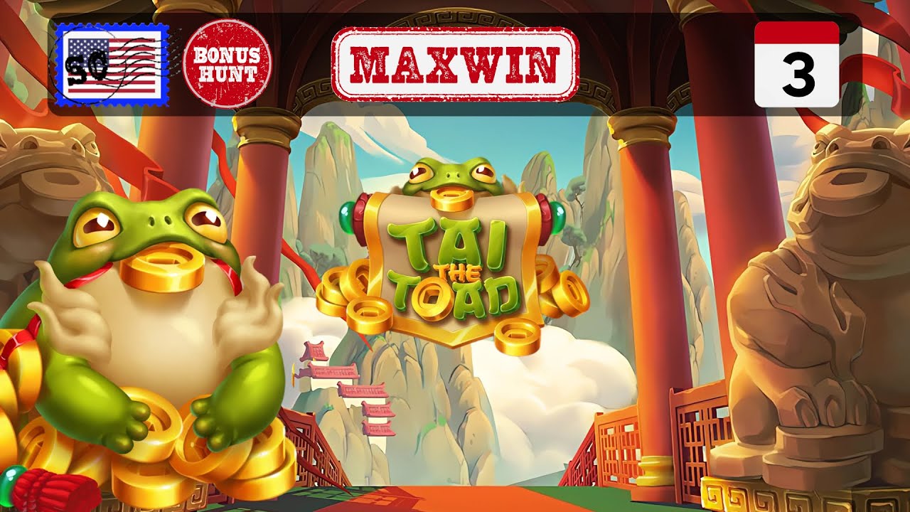 TAI THE TOAD 🐸 | MAX WIN | 2025-01-14 | .40 SC | 7500x | BONUS HUNT | STAKE US 🇺🇸 | EP3