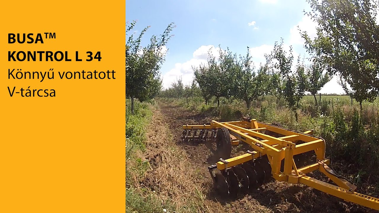 BUSA Kontrol L 34 - k&ouml;nnyű vontatott V-t&aacute;rcsa