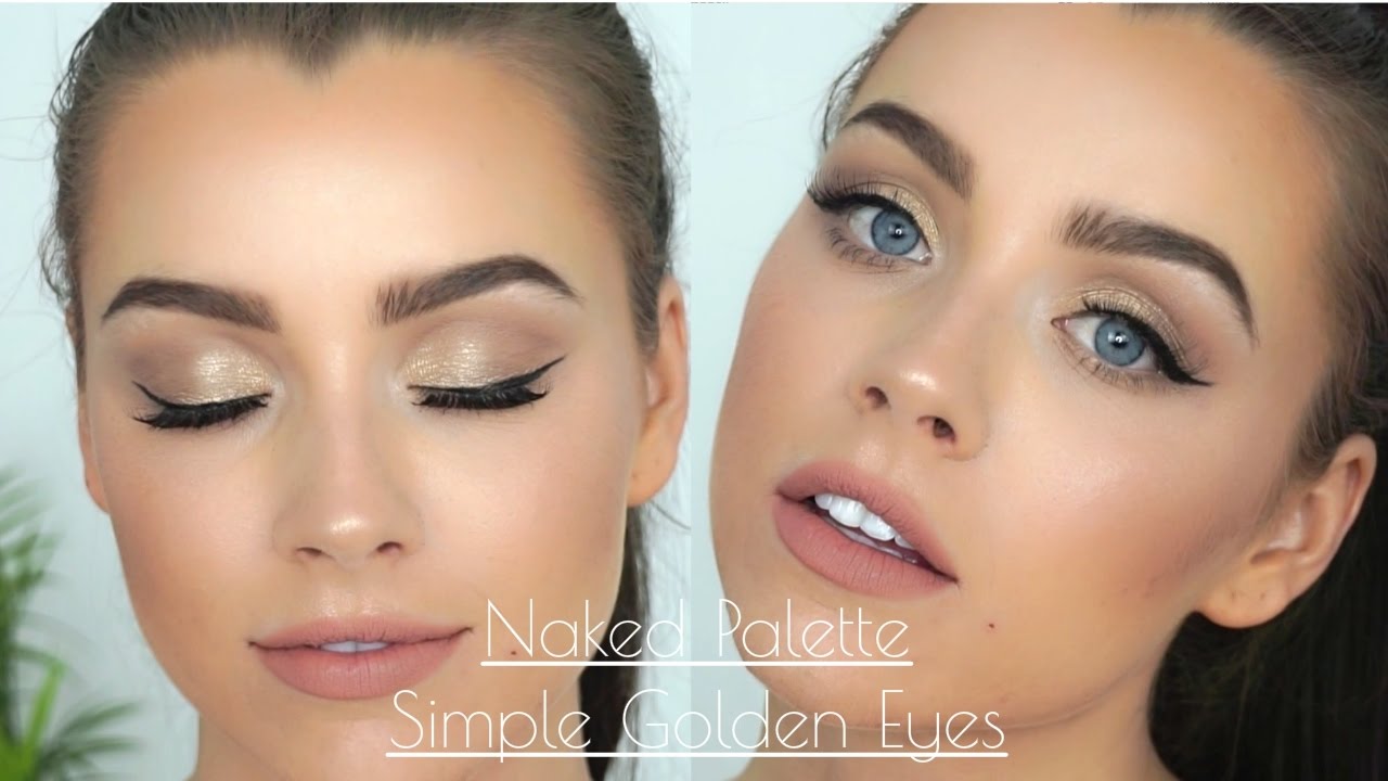 Simple Golden Eyes - UD Naked Palette | Maddie Edwards