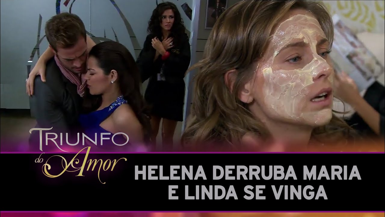 Triunfo do Amor | Helena derruba Maria da passarela e Linda se vinga