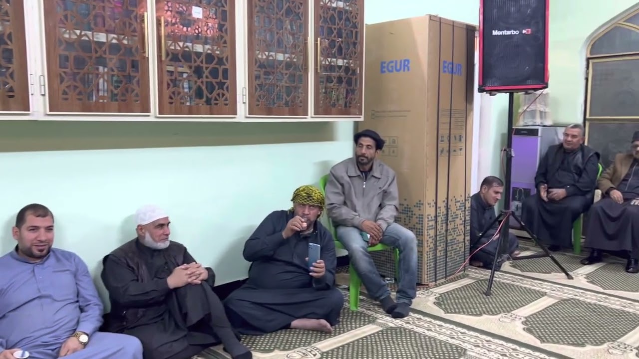 جلسة المولد النبوي الشريف في جامع الصديق الفلوجة
