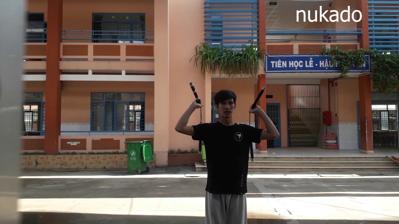 [Nukado] - Bài 6. tập 5 động tác loan côn 2 tay (loan song côn nâng cao)