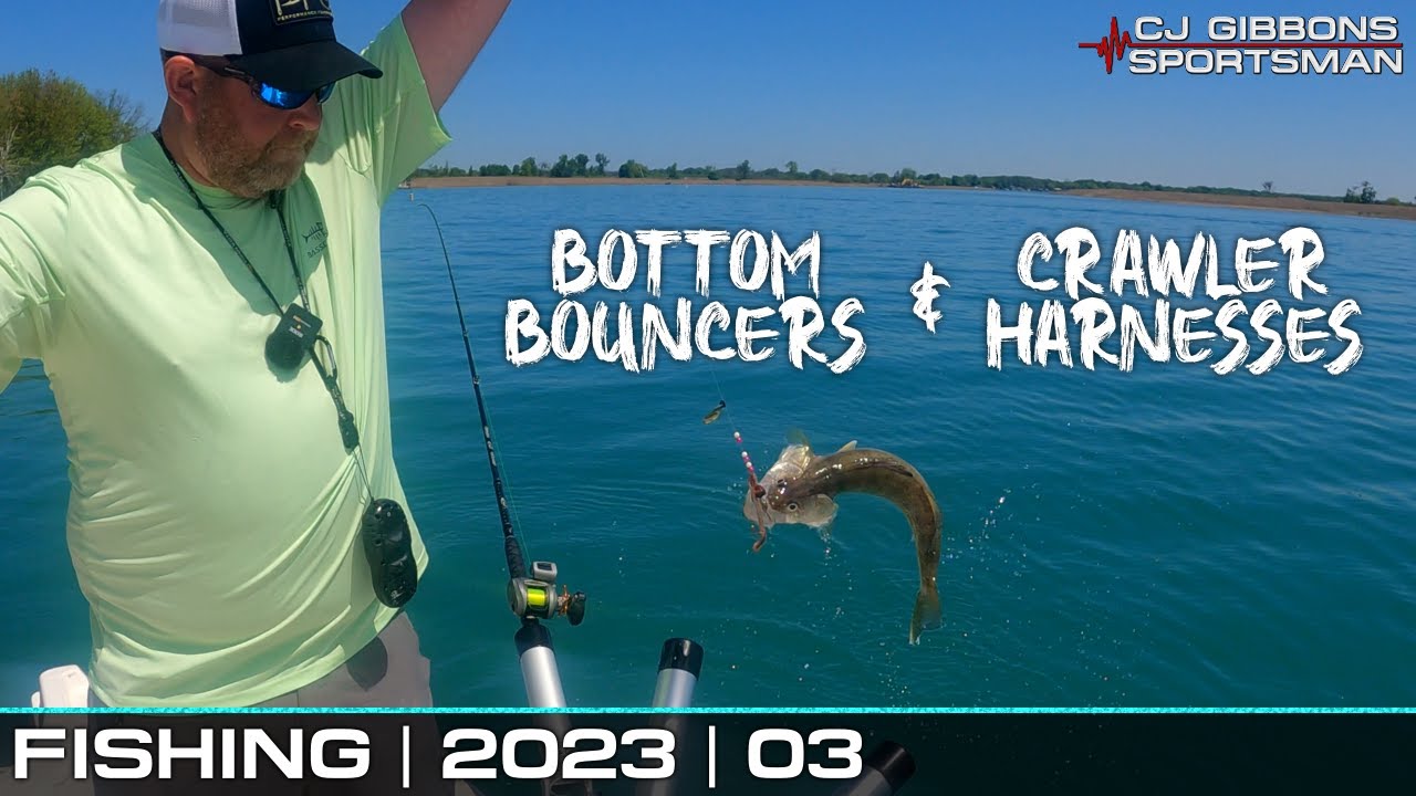 Trolling The St. Clair River Channels For Walleye With Bottom Bouncers And Crawler Harnesses