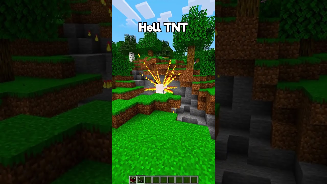 Minecraft But More TNT💀 #minecraft #shorts