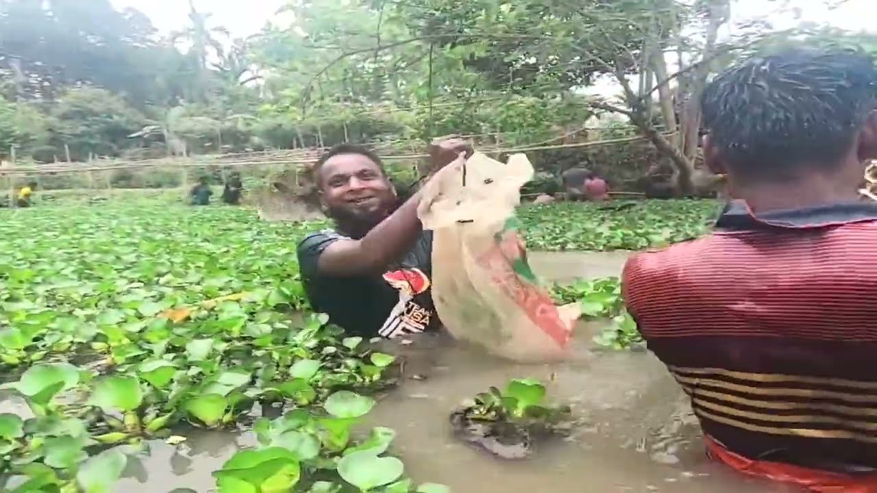 Creative Girl Make Fish Trap Using PVC - Fan Guard - Basket To Catch A Lot of Fish