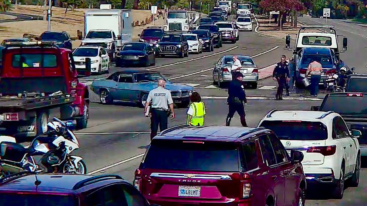 Red Light Runner Causes Two-Vehicle Crash