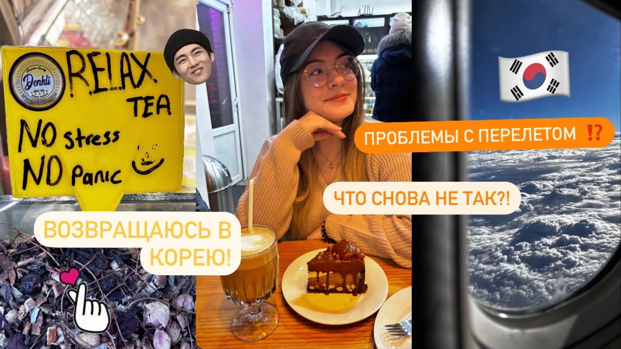 VLOG: ВОЗВРАЩАЮСЬ В КОРЕЮ!👀🇰🇷 ПРОБЛЕМЫ С ПЕРЕЛЕТОМ⁉️ Последний день в Турции 🇹🇷