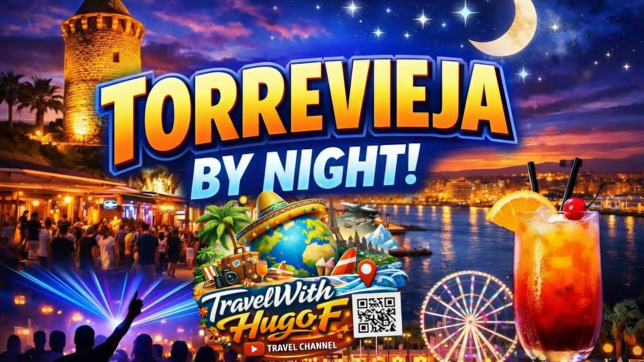 🇪🇸 Центр Торревьехи ночью @TravelwithHugoF #torrevieja #spain