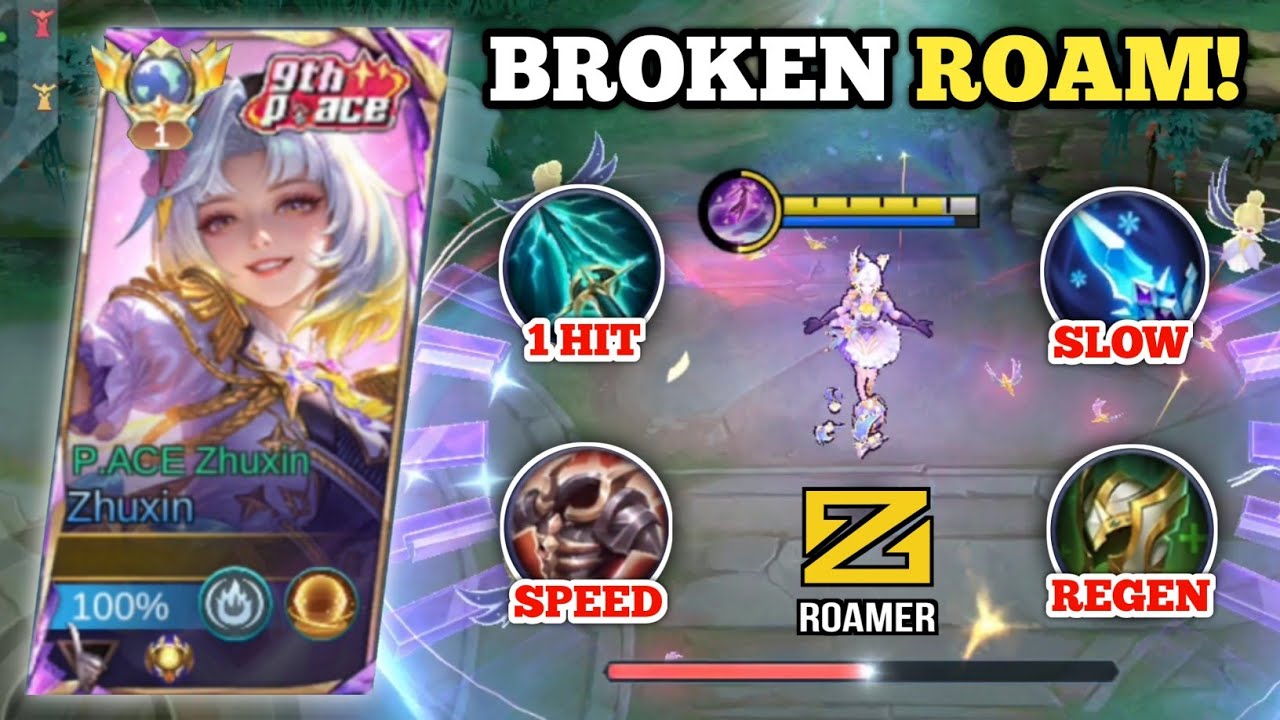REASON WHY ZHUXIN IS THE MOST BROKEN ROAM! | TOP GLOBAL ZHUXIN BEST BUILD GAMEPLAY MLBB
