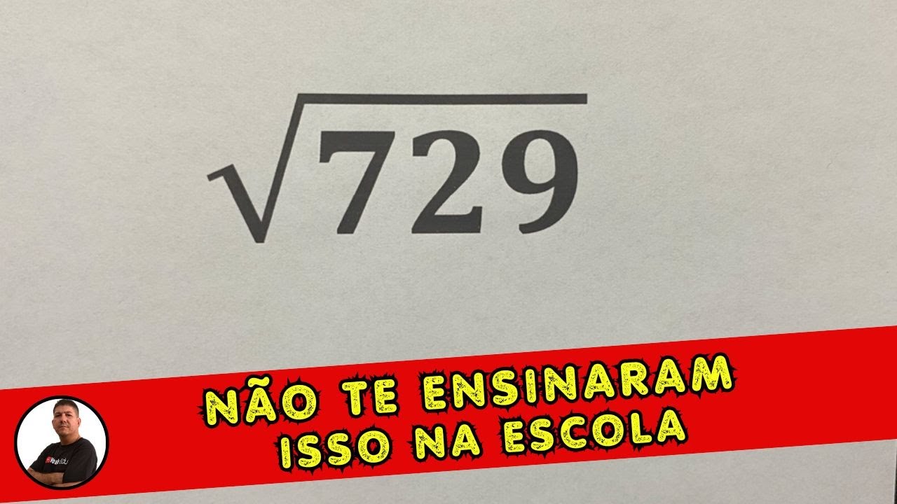 🤯Como CALCULAR uma RAIZ QUADRADA mentalmente (super f&aacute;cil)