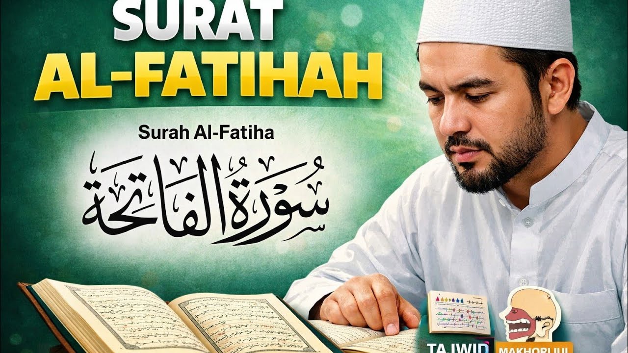 📖 Belajar Membaca Surat Al-Fatihah dengan Tartil & Benar | Penting