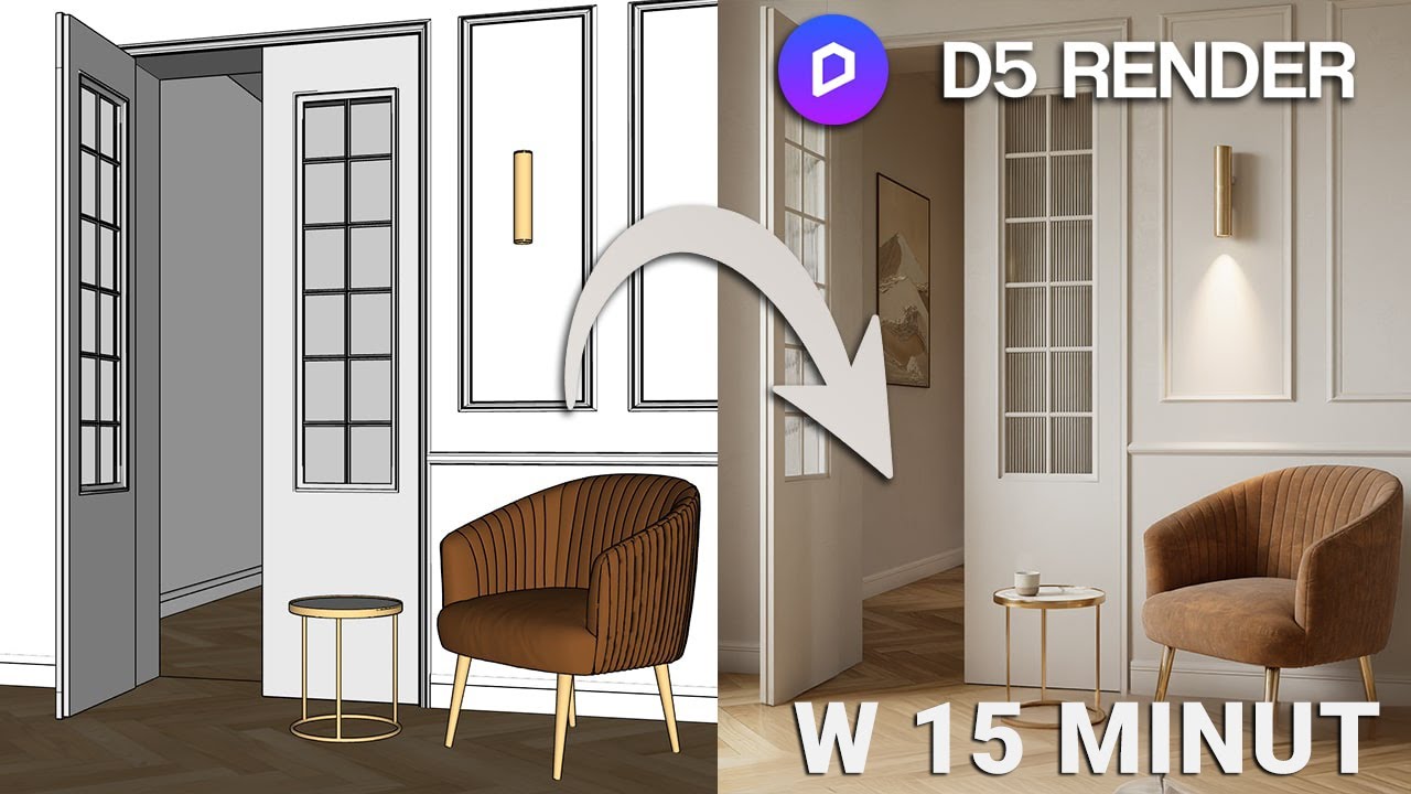 Wizualizacja z D5 Render w 15 Minut!