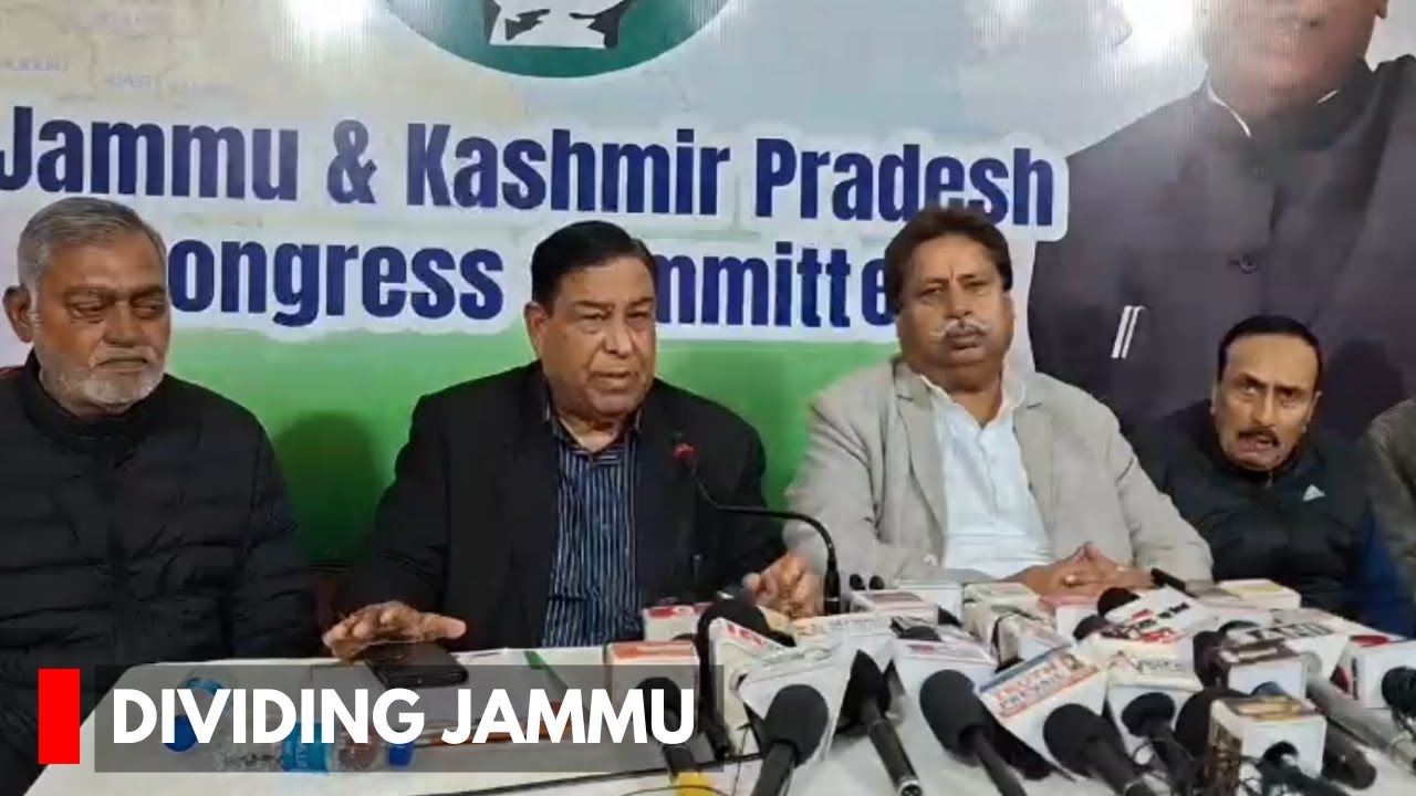 Cong Opposes Demand for Division of Jammu Region