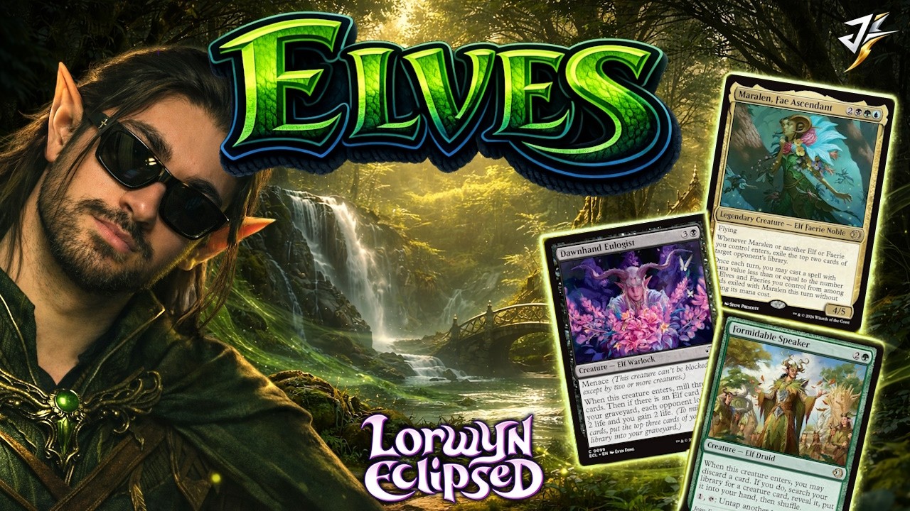 🧚🏽 MARALEN in ELVES è VERGOGNOSA! 🧝🏼 Lorwyn Eclipsed Draft 7 WIN✨ Limited 💚🖤💙 MTGA ITA ✨