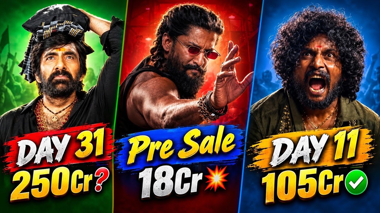 The Paradise Pre Sale 18Cr💥| IRUMUDI Totap Collections🙏| Mandaadi Day 11 Collections🔥| POML