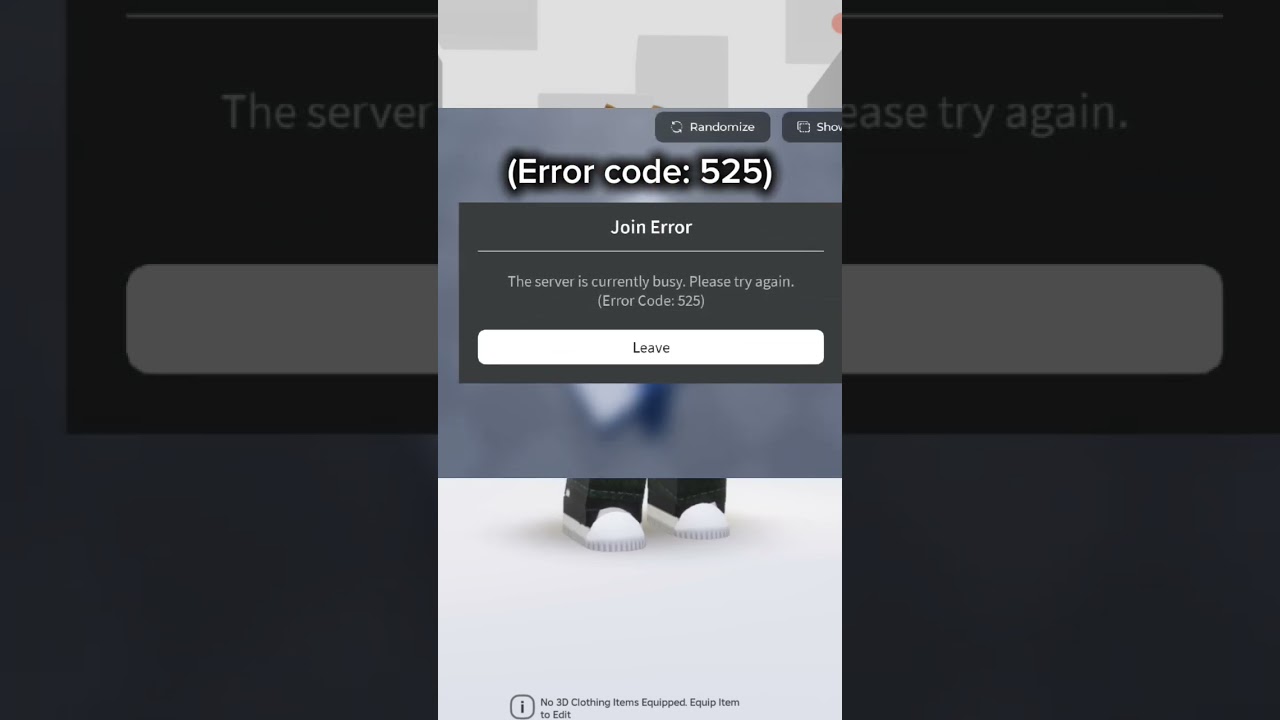 Every error code in roblox (part 1) #roblox