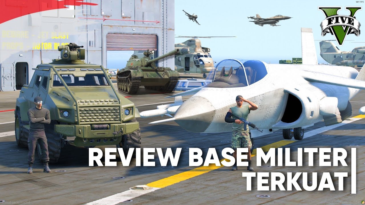 Review Kendaraan & Base Militer Bambang  di GTA 5 Indonesia