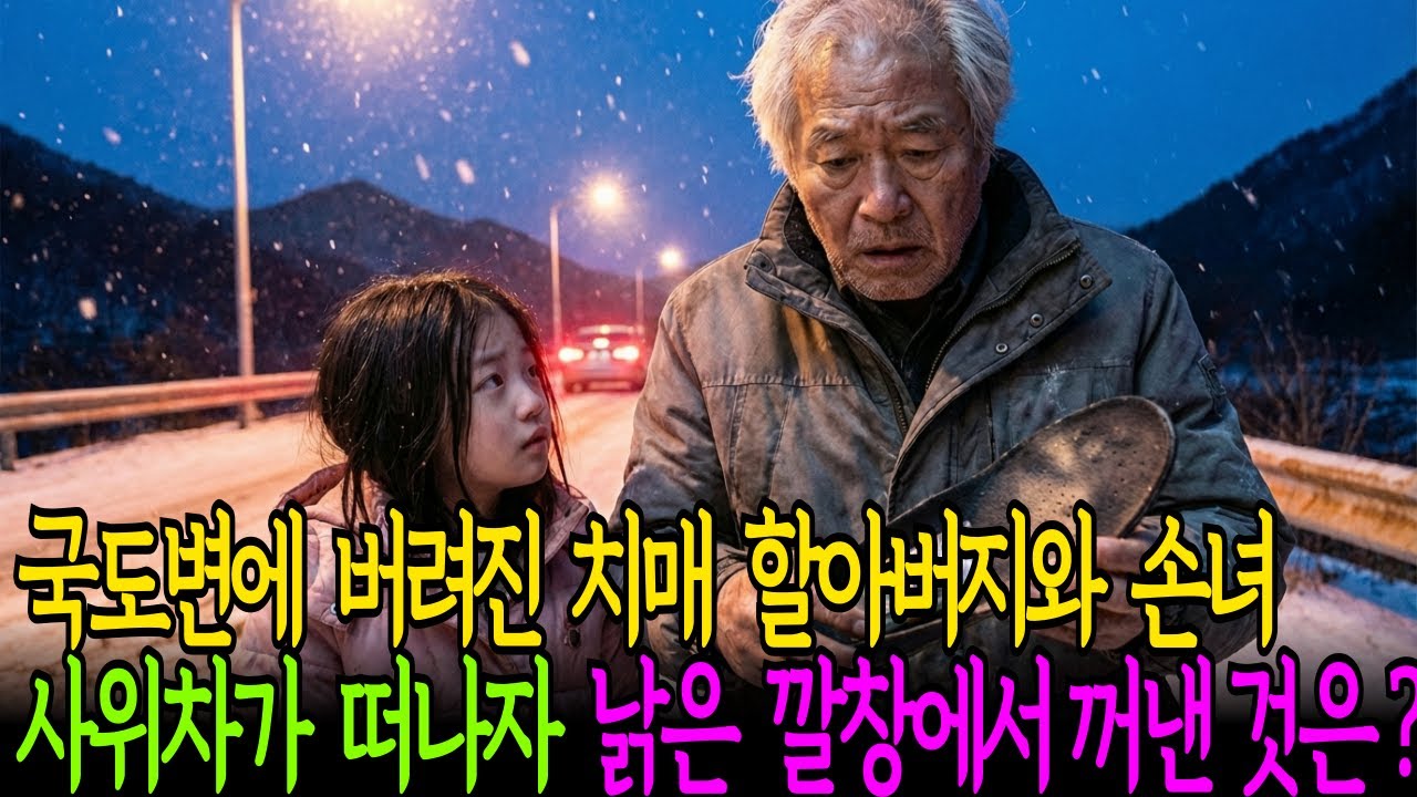 국도변에 버려진 치매 할아버지와 손녀, 사위 차가 떠나자 낡은 깔창에서 꺼낸 것은ㅣ노후사연ㅣ감동사연ㅣ사연라디오ㅣ오디오북