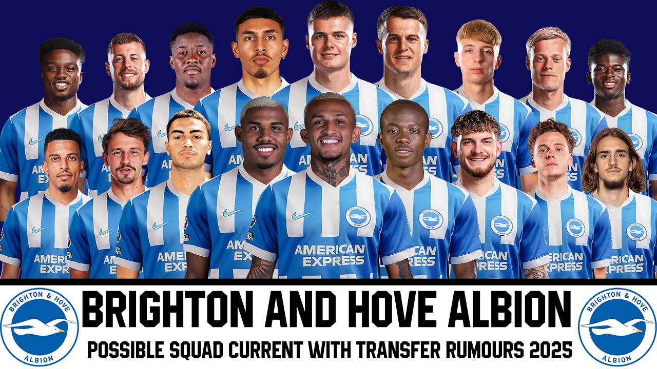 Brighton Possible Squad 2025/26 | Brighton Possible Squad Current with Transfer Rumours