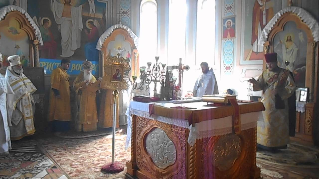 Архієрейська Літургія у Великій Угольці.  15.05.2016.