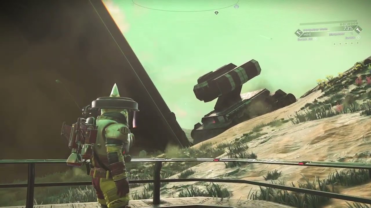 Crashed Freighter Near Colossal Archive (No Man's Sky)