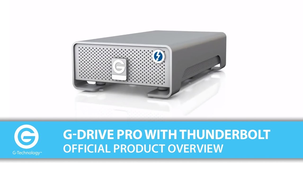 G-DRIVE Pro with Thunderbolt | Official Product Overview