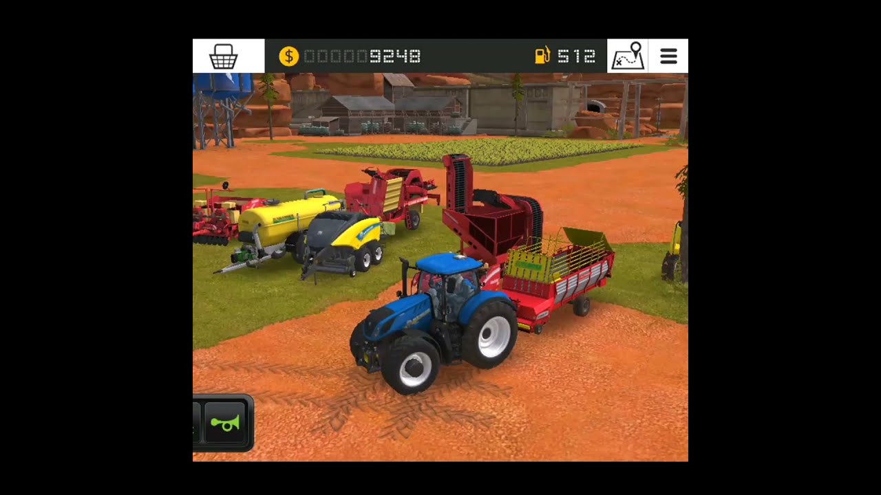Loading Grass And Unloading To Cow Shed In FS 18 Gameplay | Farming Simulator Timelapse #shorts