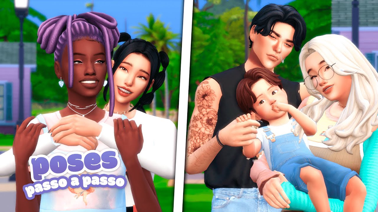 TUTORIAL COMPLETO: COMO USAR POSES NO THE SIMS 4 *PASSO A PASSO* E 3 MELHORES CRIADORAS DE POSES