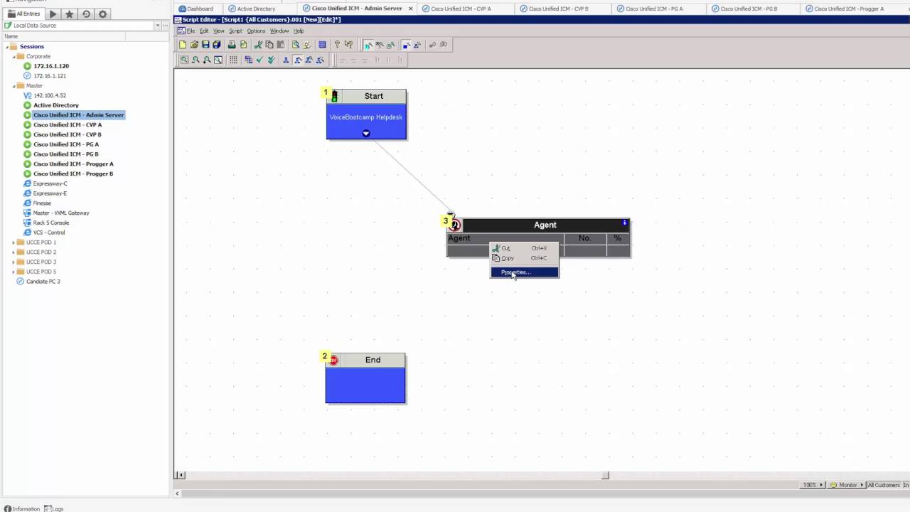 UCCE Scripting Lab 1   Introduction to Script Editor