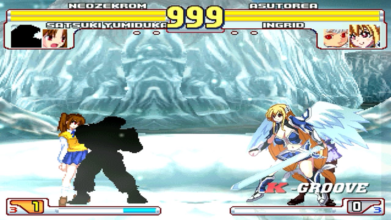 NeoZekrom & Satsuki vs Asutorea & Ingrid MUGEN Battle!!!