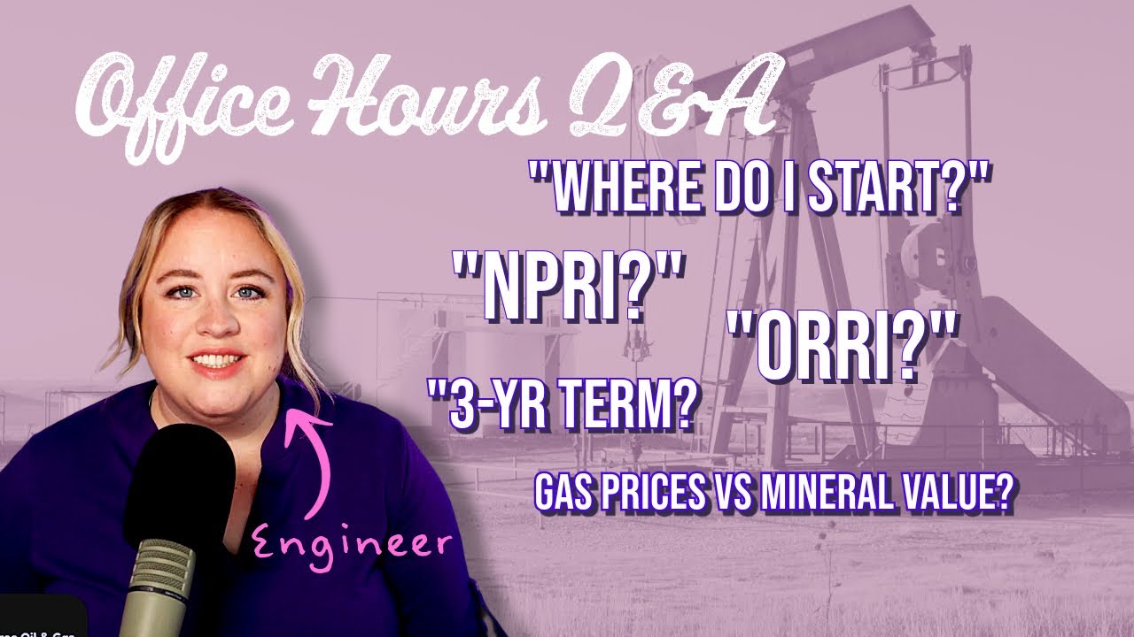 2/14/25 - Ownership, Royalties, and Lease Negotiations (Office Hours Q&A #1)