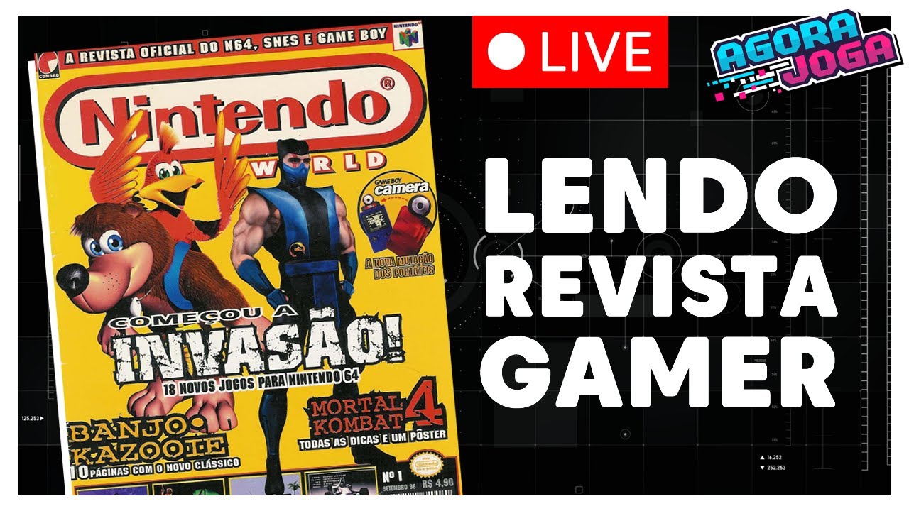 🔴O SUCESSO DAS REVISTAS DE VIDEOGAME DOS ANOS 90